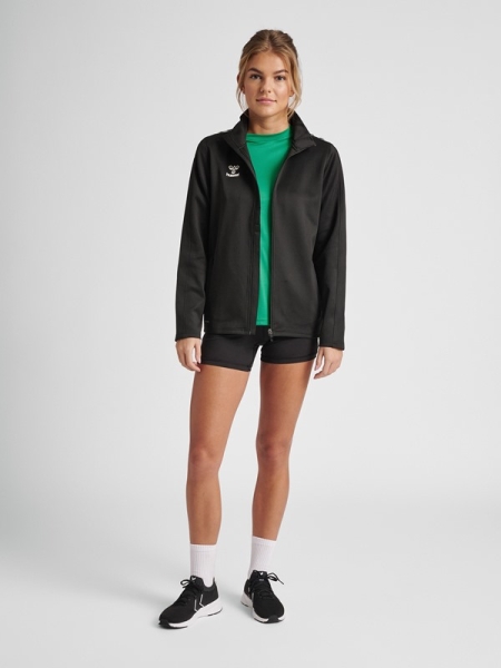 Damen Trainingsjacke Hummel Core XK Poly Zip - Schwarz